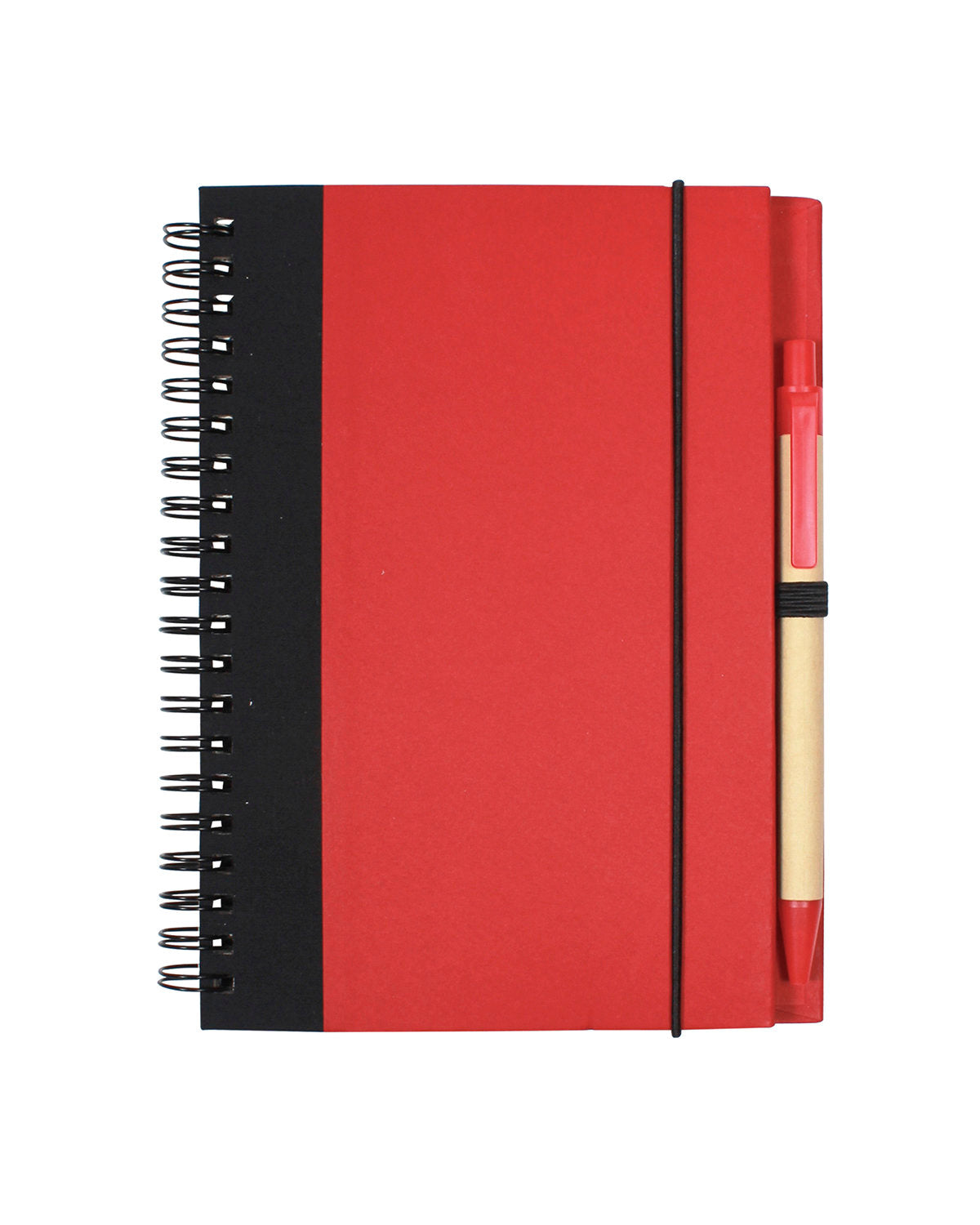 Contrast Paperboard Spiral Notebook & Pen 5.5" X 7.125"