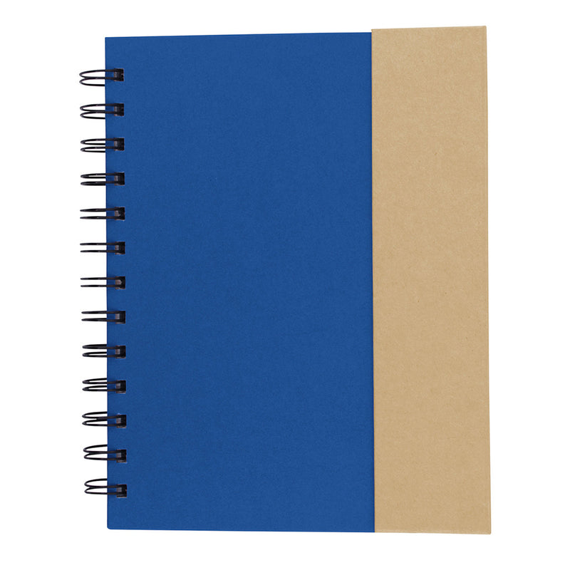 Spiral Notebook With Sticky Notes & Pen 5.75" X 7.25"