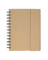 Spiral Notebook With Sticky Notes & Pen 5.75" X 7.25"