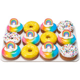 Rainbow Traditional Cupcake and Cake Rings 12 set