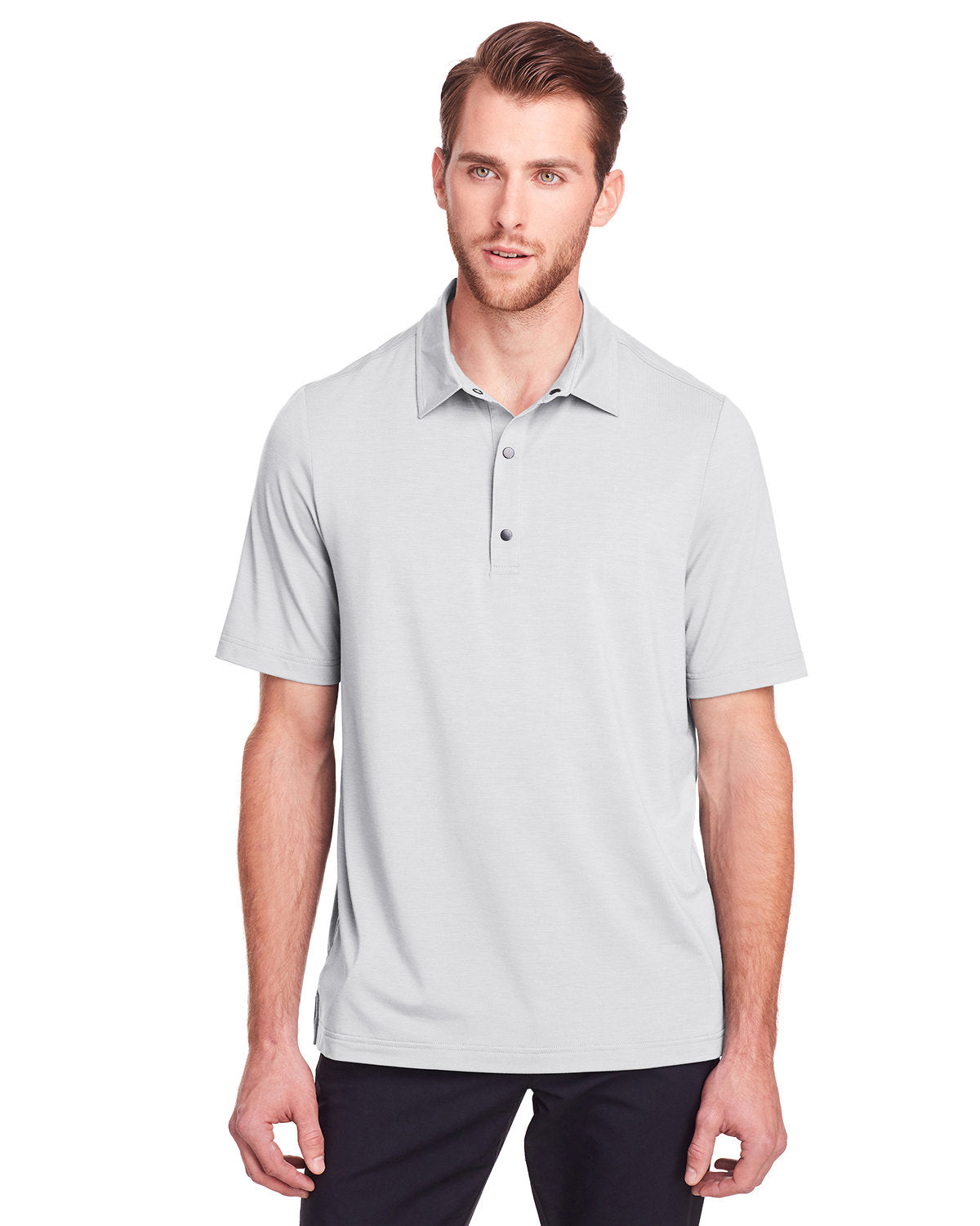 Men's JAQ Snap-Up Stretch Performance Polo