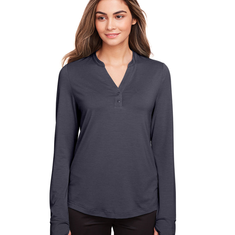Ladies' JAQ Snap-Up Stretch Performance Pullover