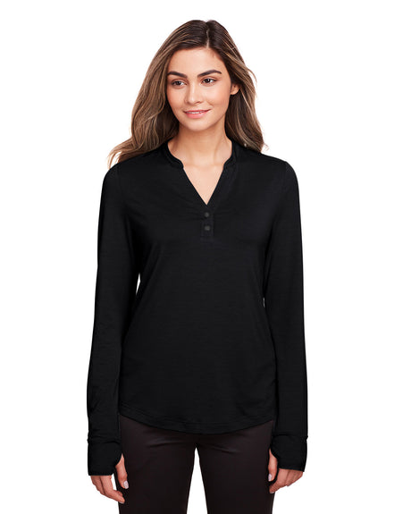 Ladies' JAQ Snap-Up Stretch Performance Pullover