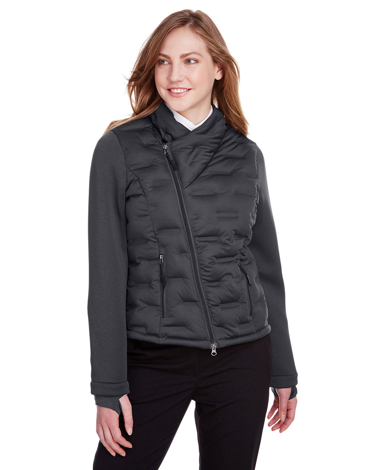 Ladies' Loft Pioneer Hybrid Bomber Jacket