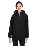 Chaqueta soft shell híbrida con capucha City para mujer