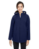 Chaqueta soft shell híbrida con capucha City para mujer