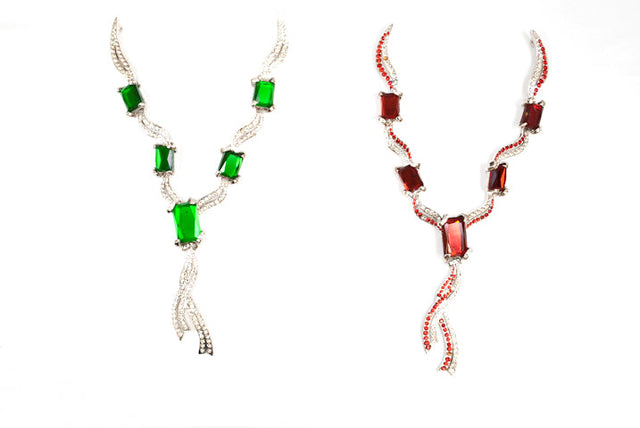 Rhinestone Jeweled Neck Piece