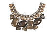 Gemstone Mesh Necklace Collar Applique