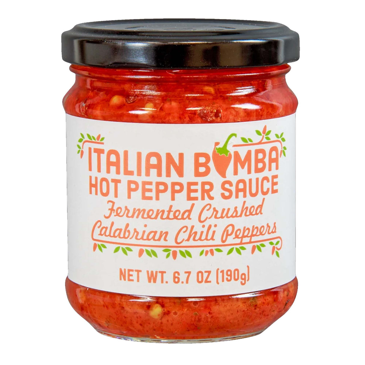 Italian Bomba Hot Pepper Sauce – Fermented Calabrian Chili Heat Condiment