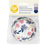 Wilton Violet Blossoms Cupcake Liners, 75-Count