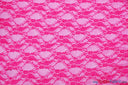 Giselle Floral Lace Polyester Spandex Fabric - Sheer Vintage Stretch Lace, 58/60" Width, Multiple Colors (1 Yard)