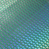 Disco Diamond Nylon Spandex Fabric - Hologram Triangle Print, 58/60" Width (1 Yard)