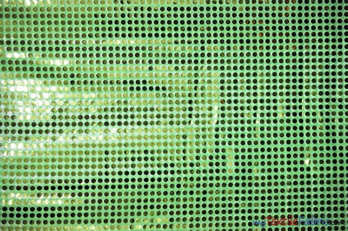 Confetti Dot Sequins Polyester Fabric - Round 6Mm Sequins, 45" Wide (1 Yard)