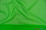 Polyester Chiffon Fabric - Super Soft, Flowy, Sheer, 58/60" Width, 100% Polyester (By The Continuous Yards & Bolts)