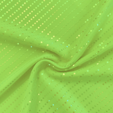 Waterfall Polyester Spandex Iridescent Fabric