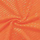Waterfall On Polyester Spandex Fabric - Iridescent Sequin Dots, 56" Width (1 Yard)