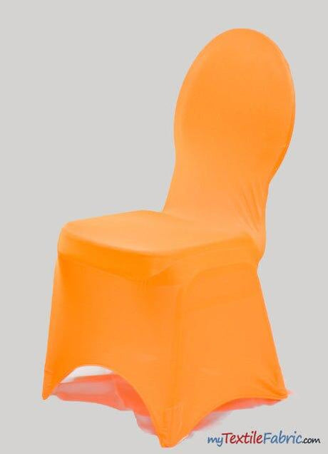 Spandex Chair Cover Polyester Fabric - Stretch Banquet Chair Cover, Multiple Colors, 1 Piece