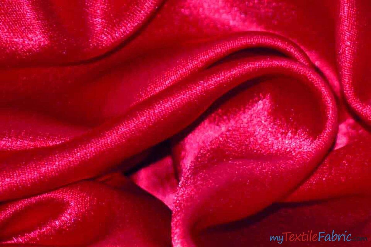 Superior Quality Crepe Back Satin Fabric - Multiple Colors, 58/60" Width (1 Yard)