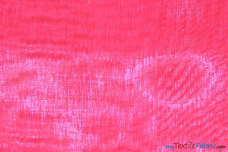 Mirror Organza Polyester Fabric - Sheer, Soft And Smooth, 58/60" Width (Continuous Yards & By Bolt)