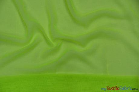 Polyester Chiffon Fabric - Super Soft, Flowy, Sheer, 58/60" Width, 100% Polyester (By The Continuous Yards & Bolts)