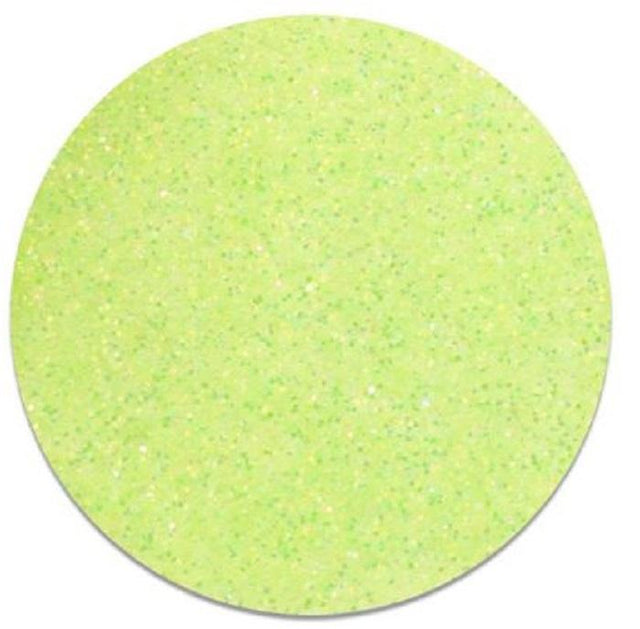 Glitter Heat Transfer Vinyl - Neon Yellow Rainbow, 20" H X 12" W (Foot)