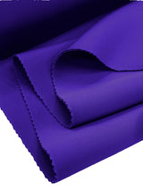 Neoprene Scuba Polyester Spandex Fabric - Solid Colors, 58" Width (1 Yard)