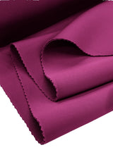 Neoprene Scuba Polyester Spandex Fabric - Solid Colors, 58" Width (1 Yard)
