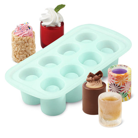 Wilton Round Silicone Shot Glass Mold, 8-Cavity