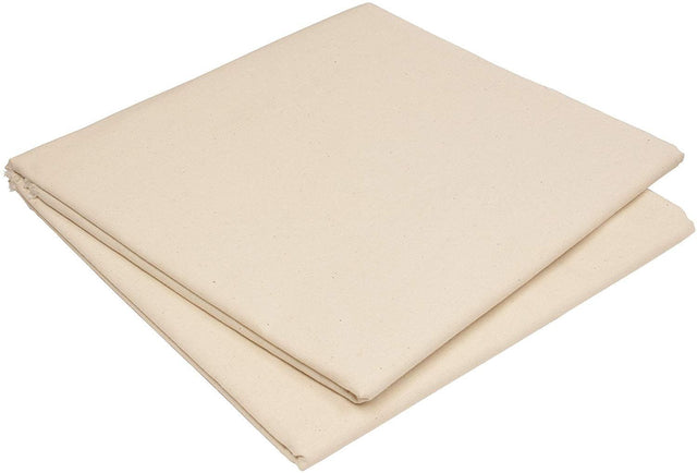 Unbleached Muslin Cotton Fabric - Natural Solid, 60" Width (1 Yard)