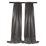 Bridal Satin Fabric - Satin Backdrop, 58" Width, 8 Feet High (1 Pair)
