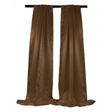Bridal Satin Fabric - Satin Backdrop, 58" Width, 8 Feet High (1 Pair)