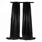 Bridal Satin Fabric - Satin Backdrop, 58" Width, 8 Feet High (1 Pair)