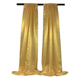 Bridal Satin Fabric - Satin Backdrop, 58" Width, 8 Feet High (1 Pair)