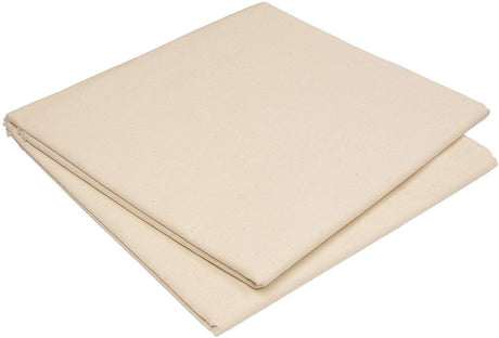 Unbleached Muslin Cotton Fabric - Natural Solid, 45" Width, 60" Width (1 Yard)