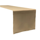 Polyester Poplin Fabric Table Runner - Orange, 12" Wide X 72" Long (1 Piece)