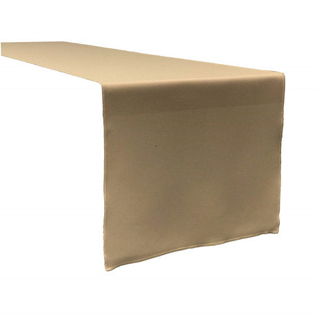 Polyester Poplin Fabric Table Runner - Orange, 12" Wide X 72" Long (1 Piece)