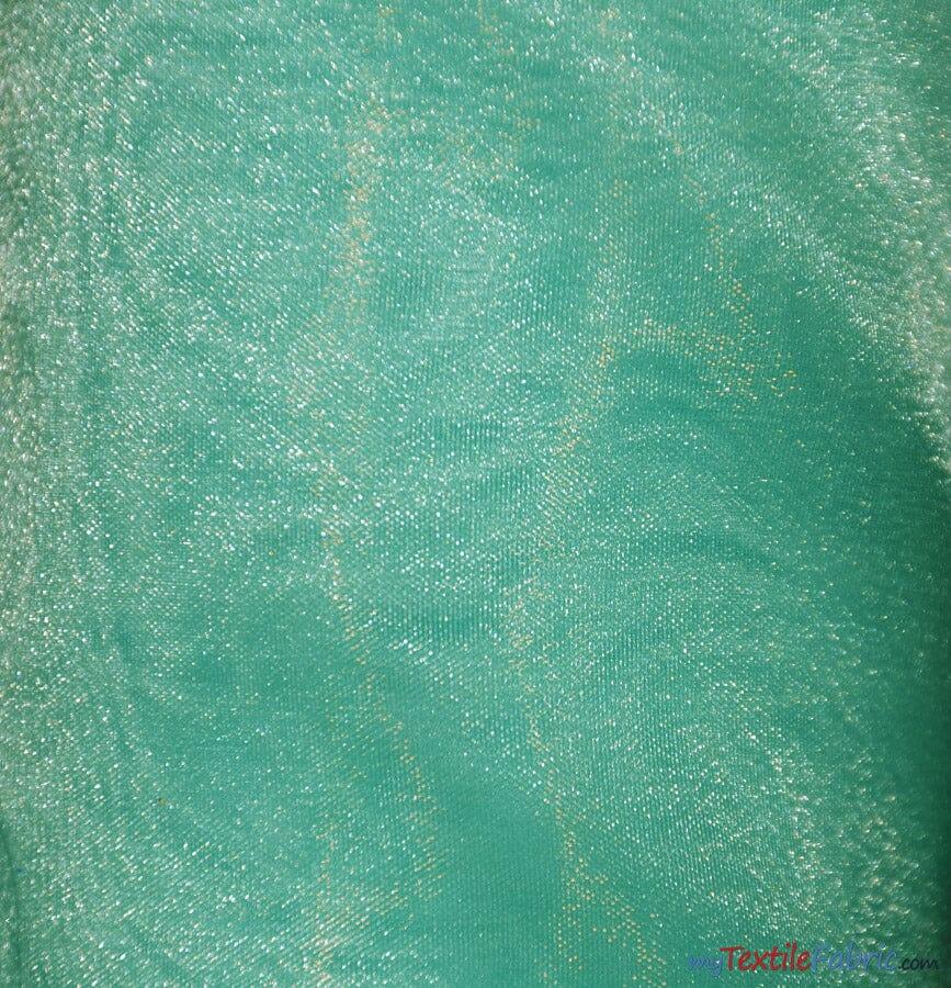 Crystal Organza Polyester Fabric - Sparkle Sheer, 58/60" Width, Yards & Bolts (1 Yard)