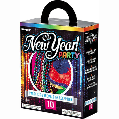 New Year’s Eve Party Kit for 10