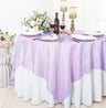 Seamless Crushed Taffeta Square Table Overlay for Events