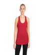 Next Level Women Racerback Tank Top Cotton Poly Jersey Fabric - Red, Racerback, Lightweight, 30 Singles, 135 Grams, 4.0Oz (1 Unit)