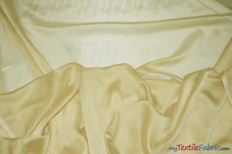 Two Tone Chiffon Polyester Fabric - Iridescent Sheer, 58/60" Width, Multiple Colors (Yards, Bolts, Sample Swatch)