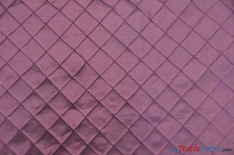 Pintuck 2X2 Taffeta Fabric - Diamond Pattern, 54" Width, Multiple Colors (1 Yard)
