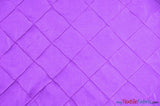 Taffeta Pintuck Fabric - 4" X 4" Diamond Pattern, 58" Width, Multiple Colors (1 Yard)