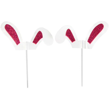 Wilton Bunny Ears Cupcake Toppers, 24-Count Easter Decorations