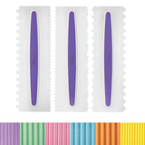 Wilton Icing Comb Set Smoother Textured – 3 Piece