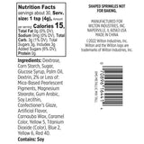 Wilton Metallic White, Silver and Gold Star Sprinkle Tall Mix, 4.2 oz.