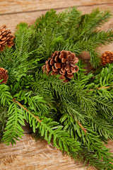 60” Noble Cedar Cone Tablepiece