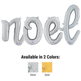 Foil Balloon NOEL Script Letters Kit