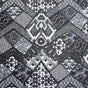 Swim Knit Nylon Spandex Abstract Print Black White Grey