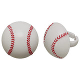 Baseball 3D ball Cupcake Cake rings- set of 12 toppers